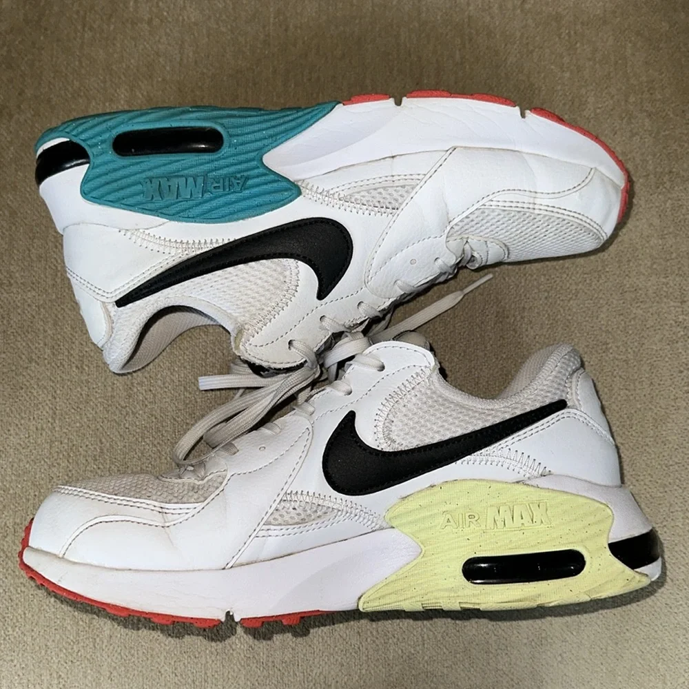NIKE Air Max Excee 'Oracle Aqua Barely Volt' CD5432-102 Womens Sneakers Size 8.5